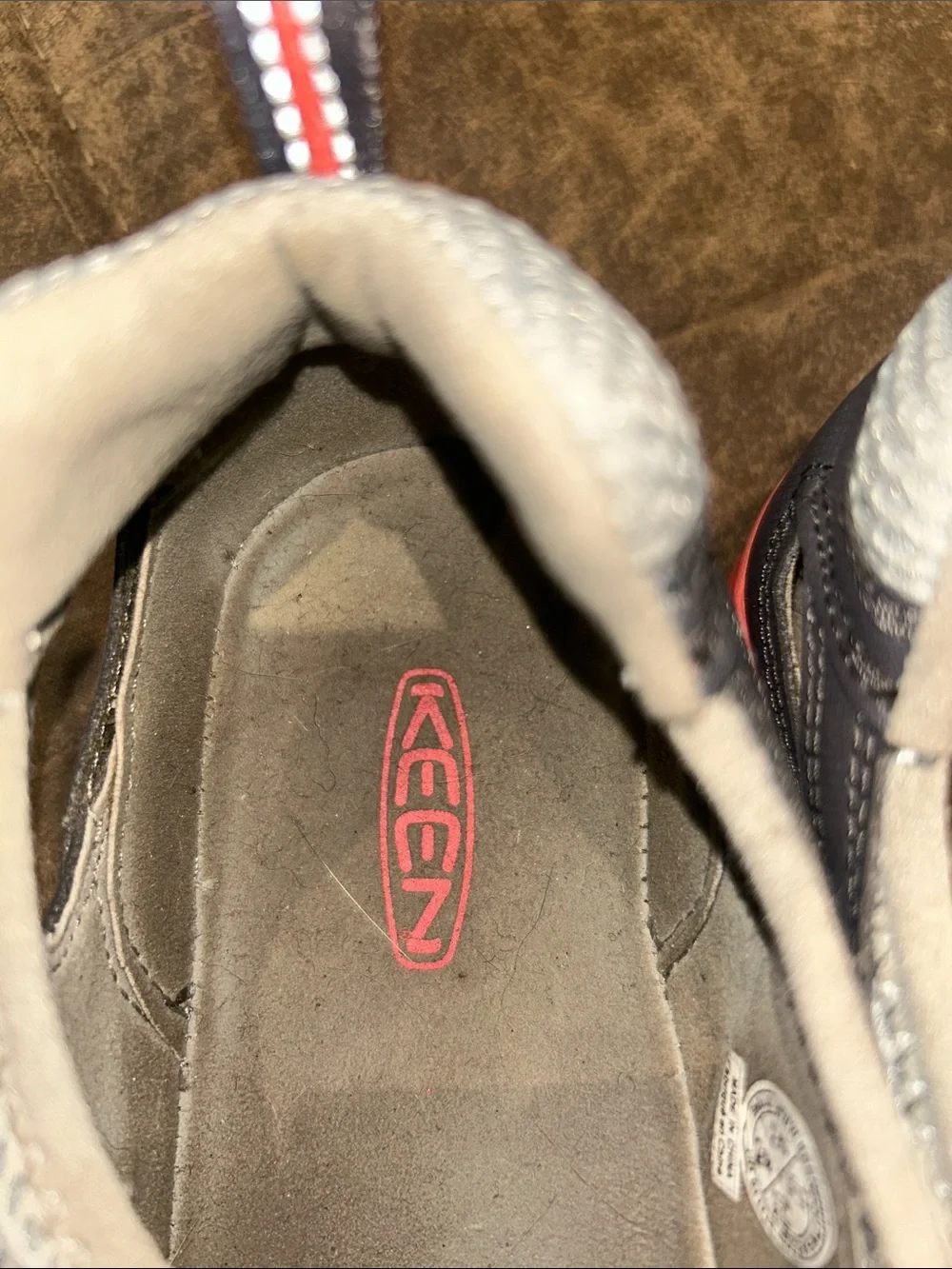 Keen Women's Gray and orange Bungee Sport Sandal